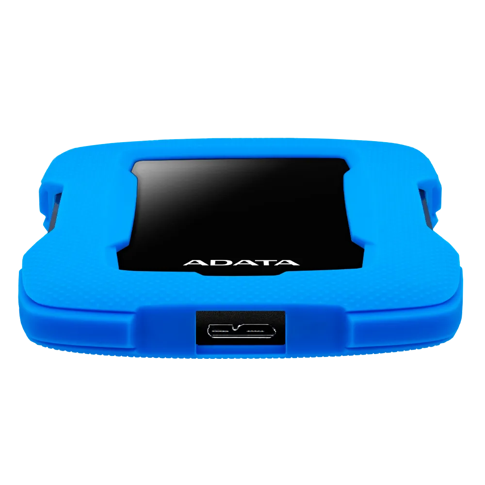 DISCO EXTERNO MECÁNICO HDD ADATA HD330 2TB 2.5" USB 3.2 GEN1 SHOCK-RESISTANT AZUL, vista 3